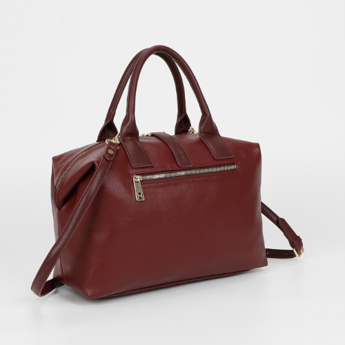 BORSA BAULETTO CON LETTERE MIMI-MUA MOSTO