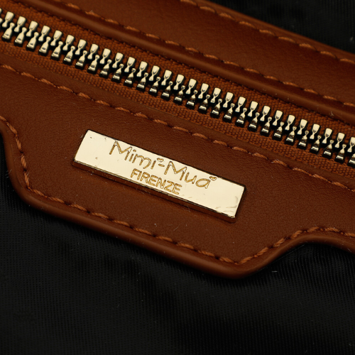BORSA HOBO CON DETTAGLIO OCCHIELLI CUOIO