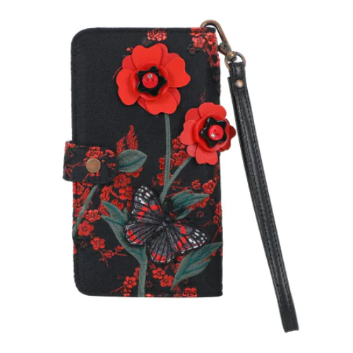 Butterfly Garden Universal Flip Phone Case 