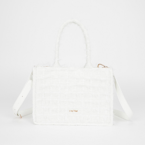 BORSA SHOPPER MEDIA IN TWEED PANNA