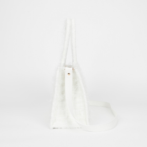 BORSA SHOPPER MEDIA IN TWEED PANNA