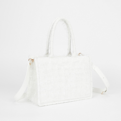 BORSA SHOPPER MEDIA IN TWEED PANNA