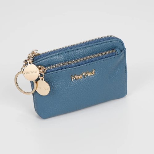 PORTAFOGLIO PICCOLO BASIC BLU