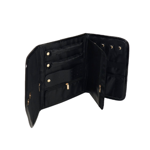 PORTAGIOIE BUSTA M TWEED COUTURE NERO