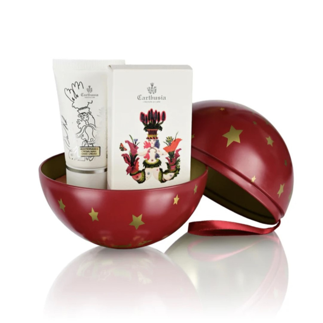 COFANETTO PALLA DI NATALE MEDITERRANEO