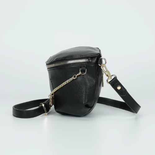 MARSUPIO CON CATENA NERO 