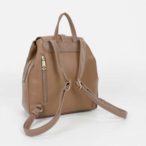 ZAINO CON LETTERE MIMI-MUA TAUPE