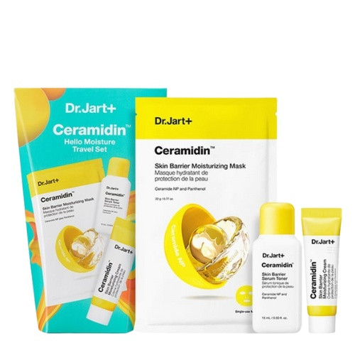 Dr.Jart+ Ceramidin Hello Moisture Travel Set 15ml+7ml+22g