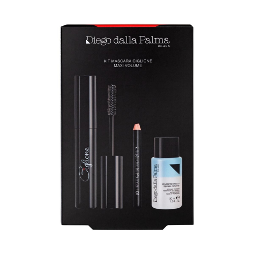 KIT MASCARA CIGLIONE + STRUCCANTE BIFASICO WATERPROOF MINI SIZE 30ML + MINI MATITA NERA 01 