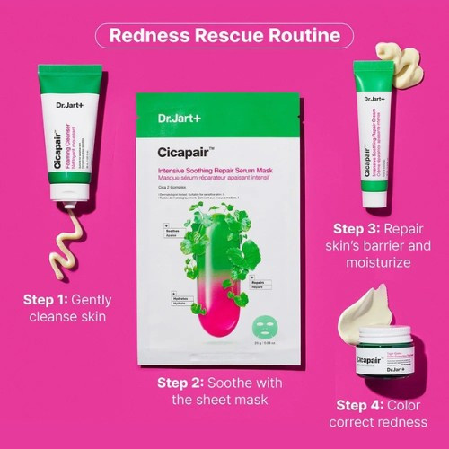 Dr.Jart+ Cicapair Redness Rescue Kit 30ml+15ml+15ml+25g