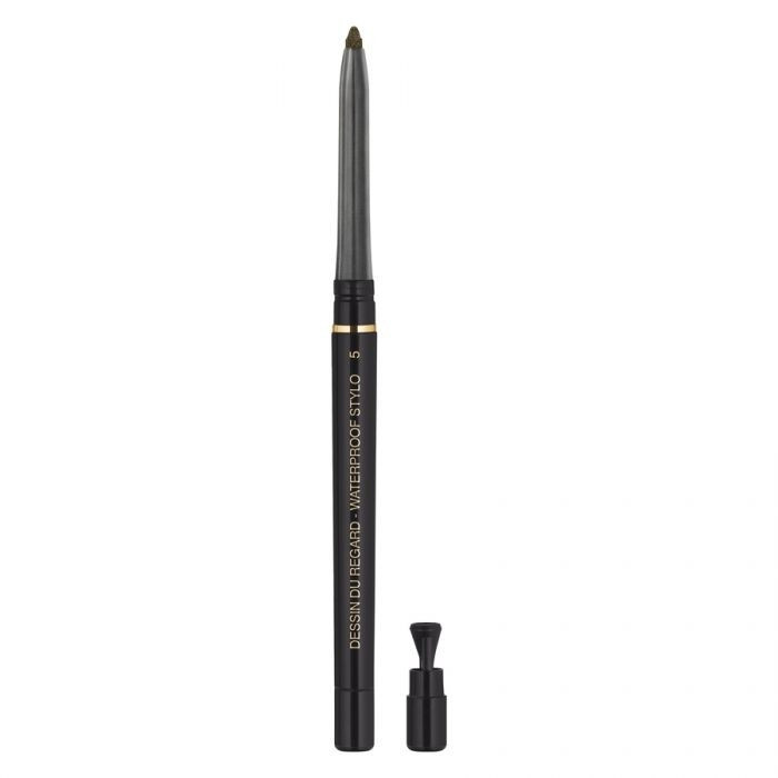 dessin du regard waterproof matita occhi noir irridescent 5