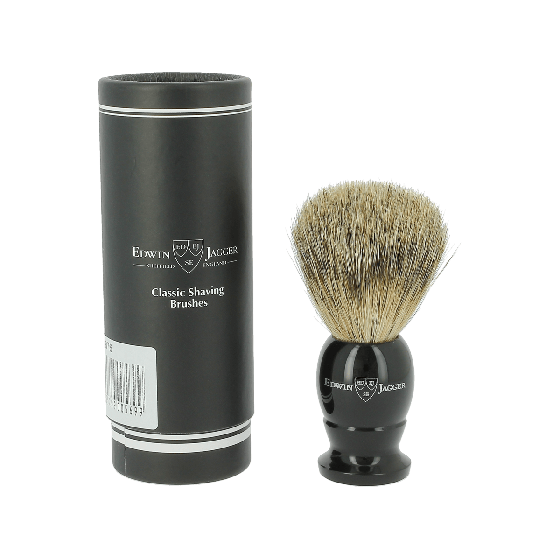 EDWIN JAGGER - PENNELLO DA BARBA IN TASSO NERO 9EJ876