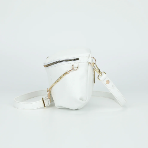 MARSUPIO CON CATENA BIANCO 