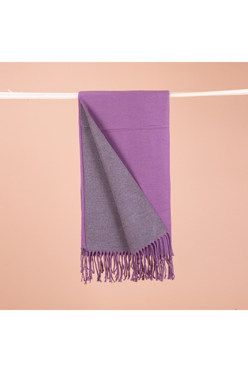 SCIARPA BICOLOR LILLA ART.FSAF-8738