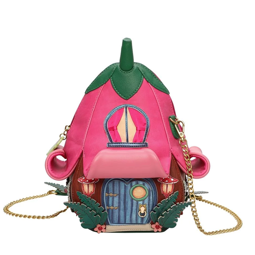 Borsa ''Petal House'' Fairy Village