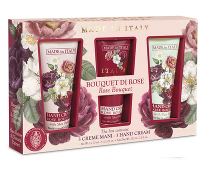 GIFT SET 3X75ML HAND CREAM ROSA 