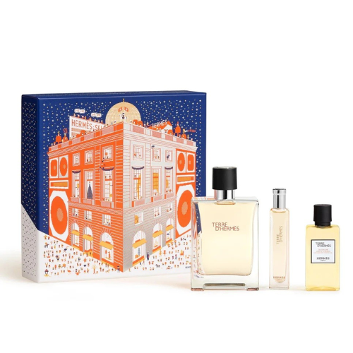 Terre d'Hermès Eau De Toilette Set 100ml + 15ml + Shower gel 40ml 