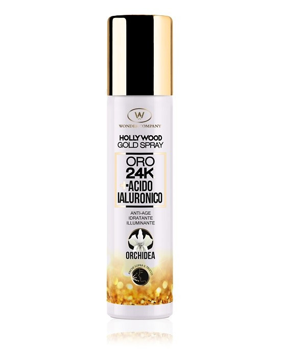 HOLLYWOOD GOLD SPRAY VISO ORO 24KT 75ML