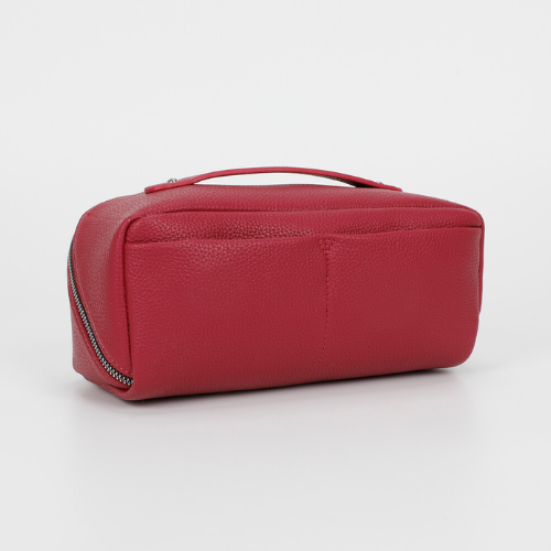 BEAUTY CASE SET DA 3 CON CUORE PANNA/CICLAMINO