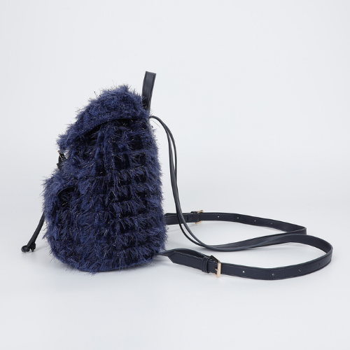 ZAINO IN TWEED BLU
