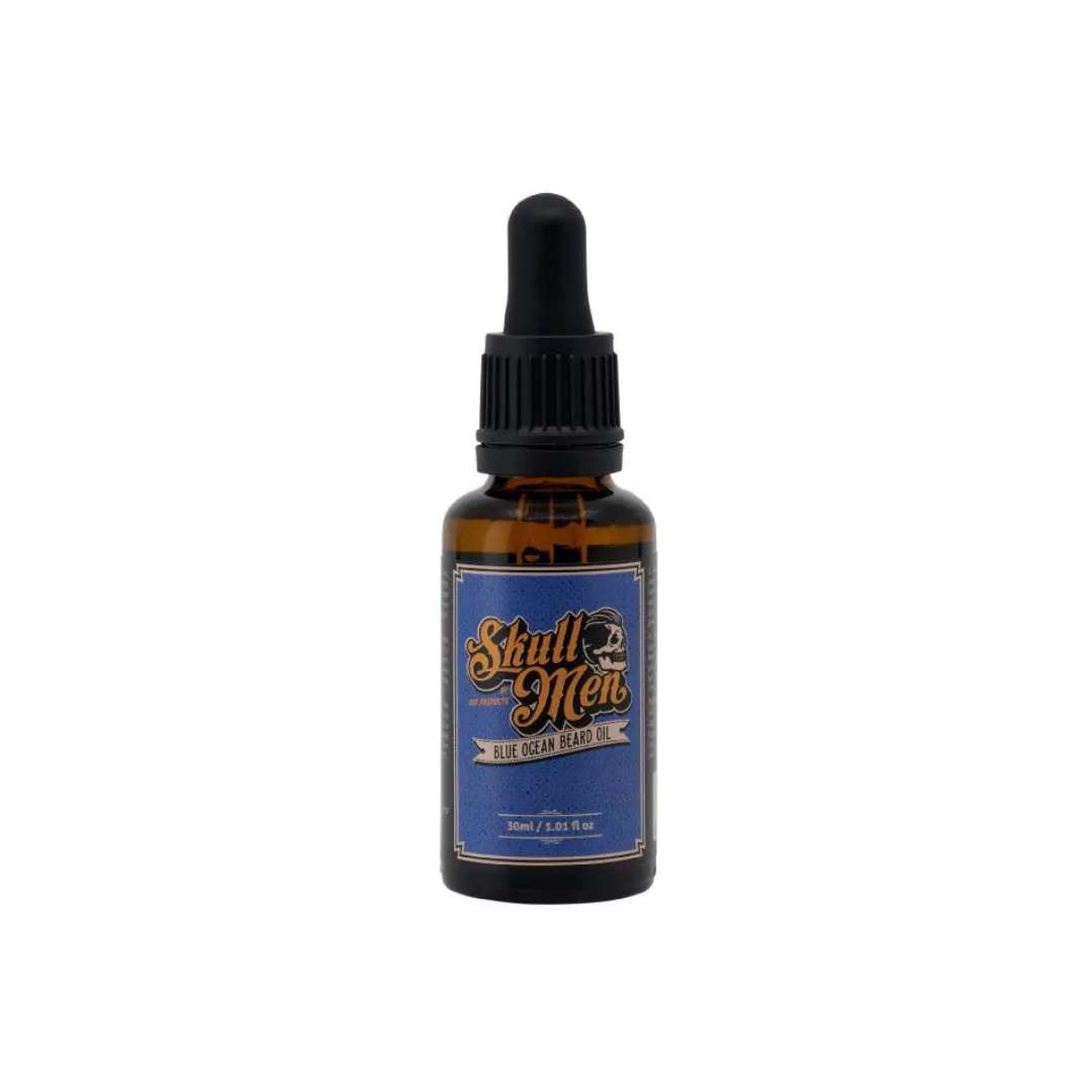 BLUE OCEAN BEARD OIL SKULL MEN 30ML