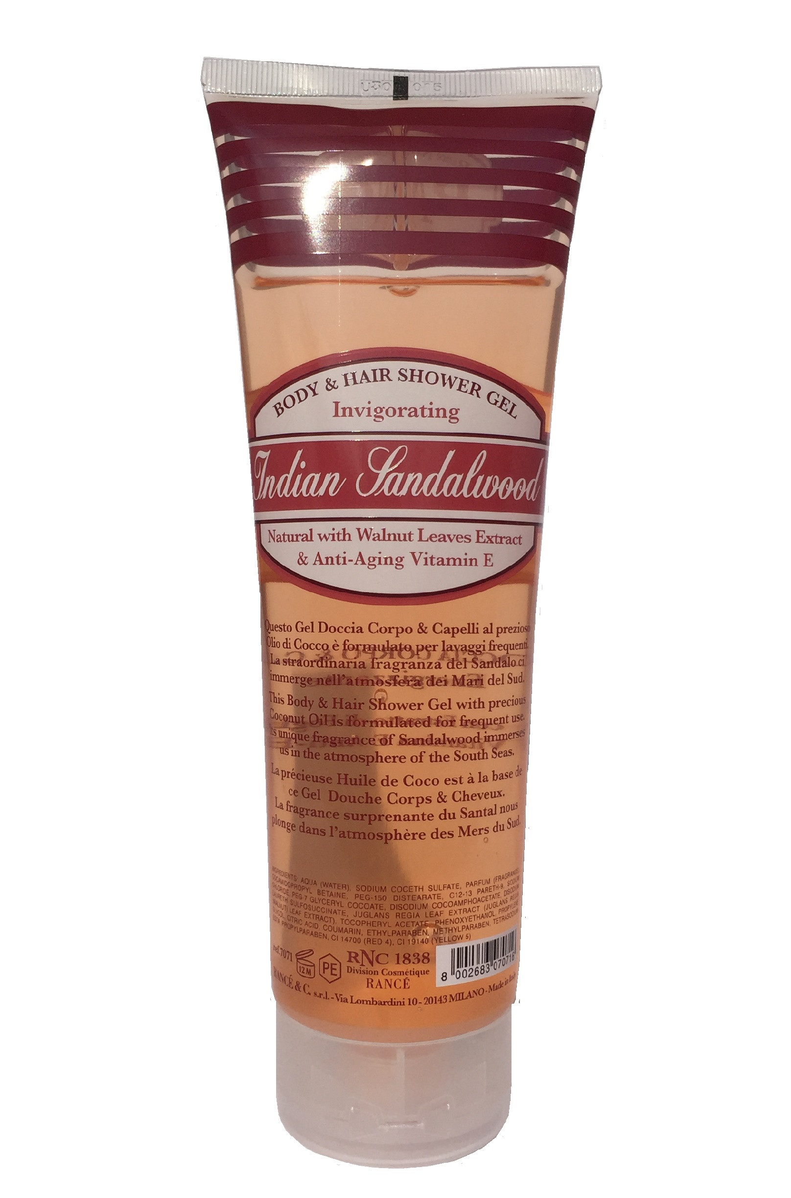 VOYAGE SANTAL DES INDES SHOWER GEL 250ML