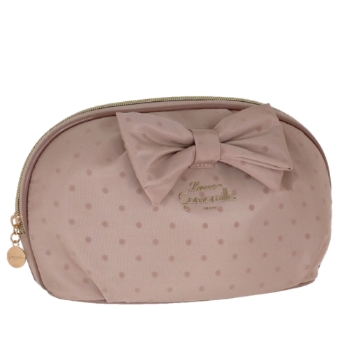POUCH L POLKA GLAM ROSA