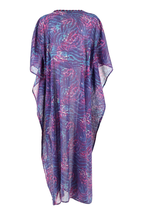 KAFTANO LUNGO MOIRA FUCSIA