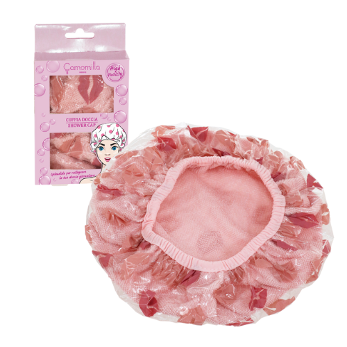 CUFFIA DOCCIA ROSA KISS