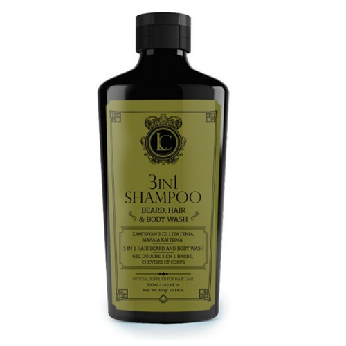 3IN1 SHAMPOO BEARD-HAIR-BODY 300ML