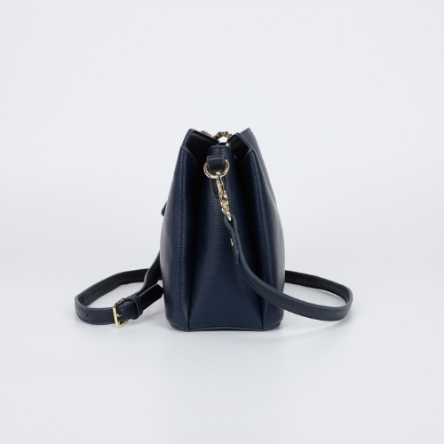 BORSA A TRACOLLA CON LETTERE MIMI-MUA BLU