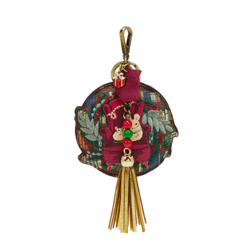 Vendula Christmas Library Key Charm 
