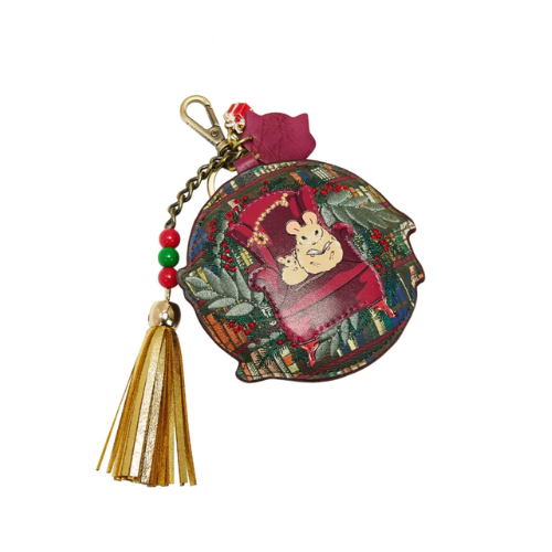 Vendula Christmas Library Key Charm 