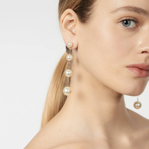 Orecchini lunghi Ninive - Oro