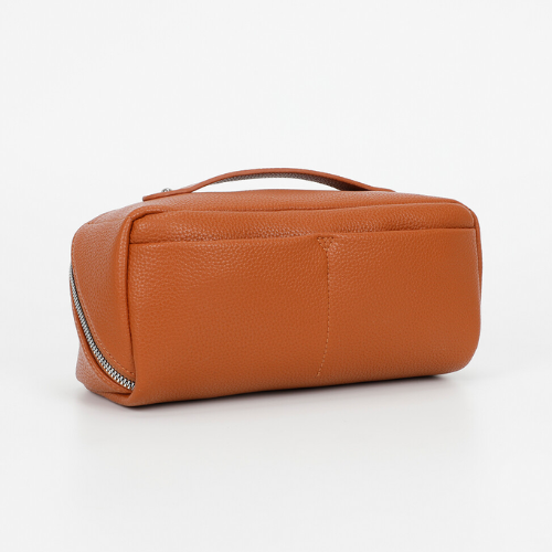 BEAUTY CASE SET DA 3 CON CUORE CUOIO/MORO