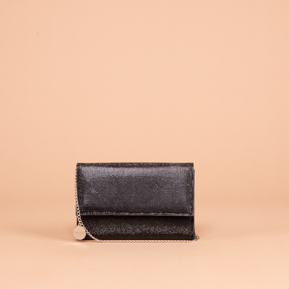 BUSTA CON STRASS NERO