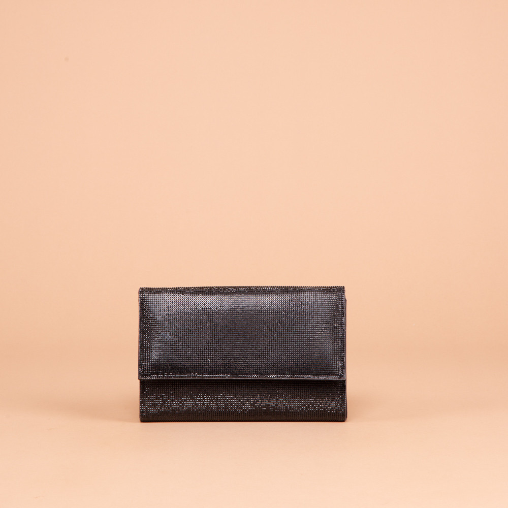 BUSTA CON STRASS NERO