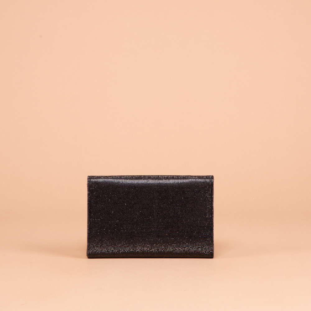 BUSTA CON STRASS NERO