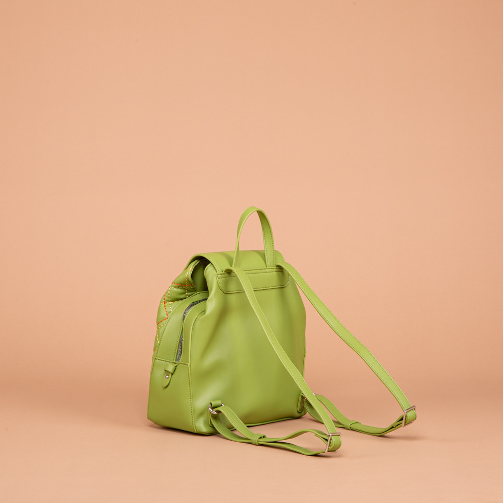 ZAINO TRAPUNTATO VERDE PISTACCHIO