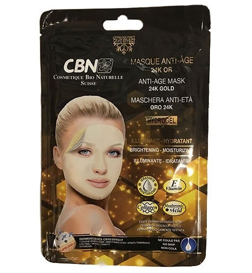 MASCHERA ANTI ETA' ORO 24K HYDROGEL