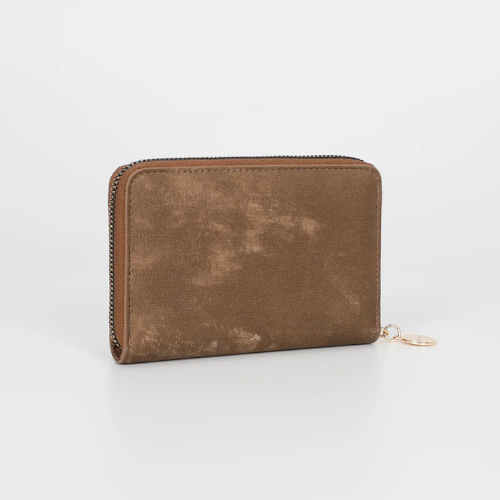 PORTAFOGLIO MEDIO CON EFFETTO SFUMATO CAMMELLO