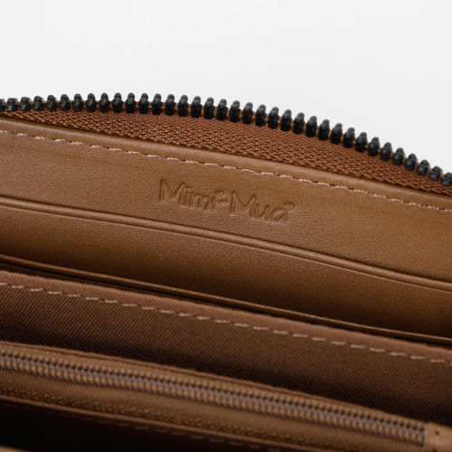 PORTAFOGLIO MEDIO CON EFFETTO SFUMATO CAMMELLO