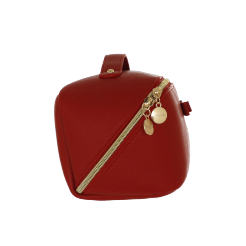BEAUTY BAG M CAMILLE ROSSO