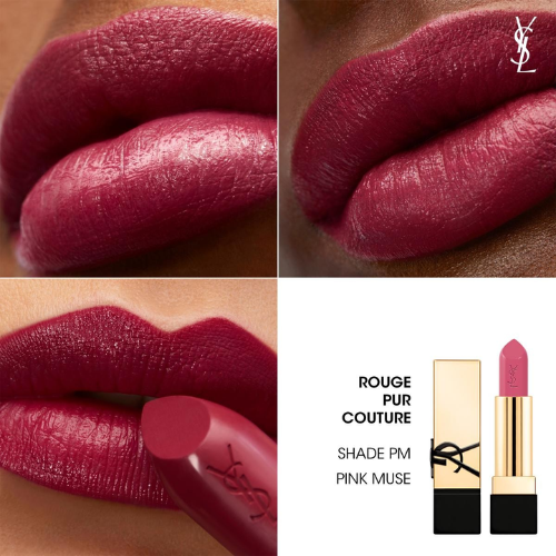 YSL ROUGE PUR COUTURE ROSSETTO SATINATO - MUSE PINK