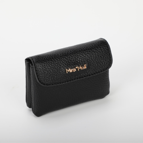 PORTACARTE PICCOLO CON PATTA NERO