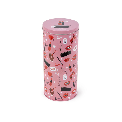 LIPS KIT: The Lipstick Creamy Refill 10 + Red Lipstick Refill Case + Lip Pencil 82 + Pochette