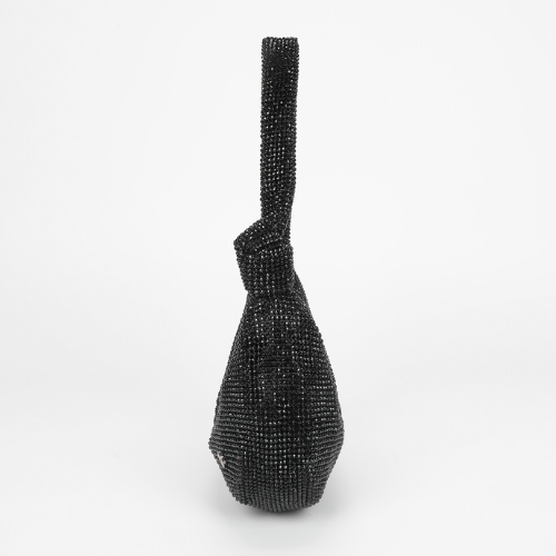 BORSA MORBIDA CON NODO NERO