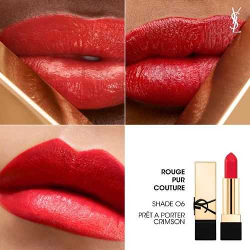 YSL ROUGE PUR COUTURE ROSSETTO SATINATO 06 ORANGE 