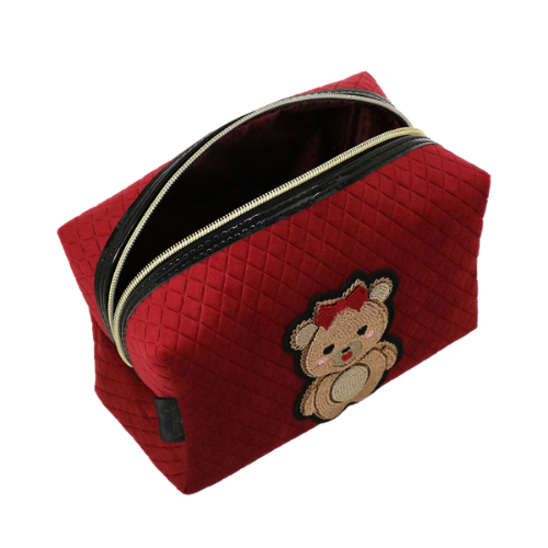 NECESSAIRE L TEDDY CHIC ROSSO