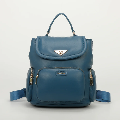ZAINO PUFF BLU OTTANIO